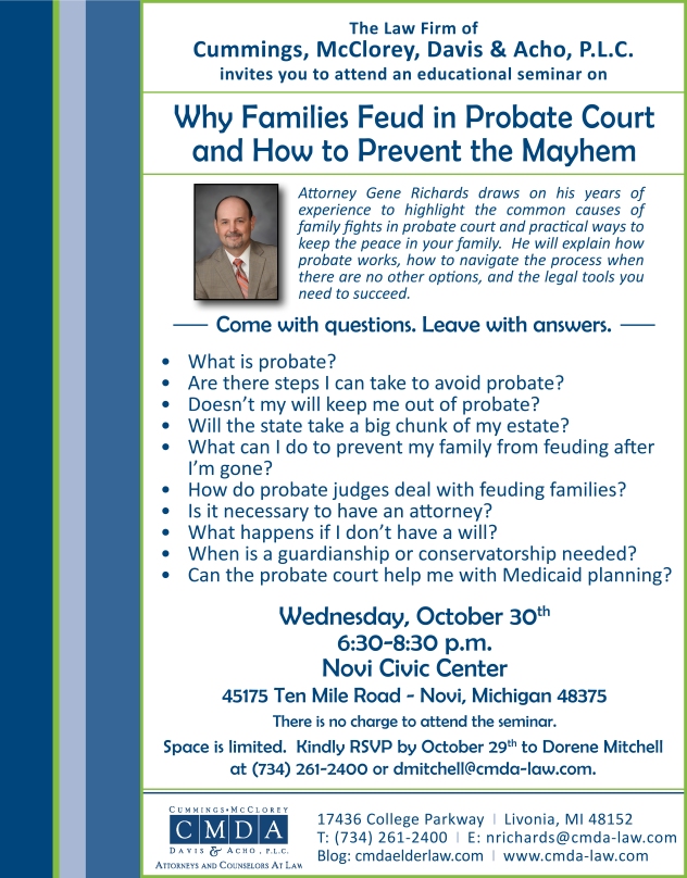 Why Families Feud in Probate Invite